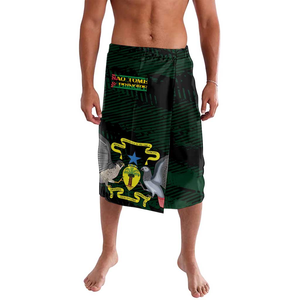 Sao Tome and Principe Lavalava Coat Of Arms Style