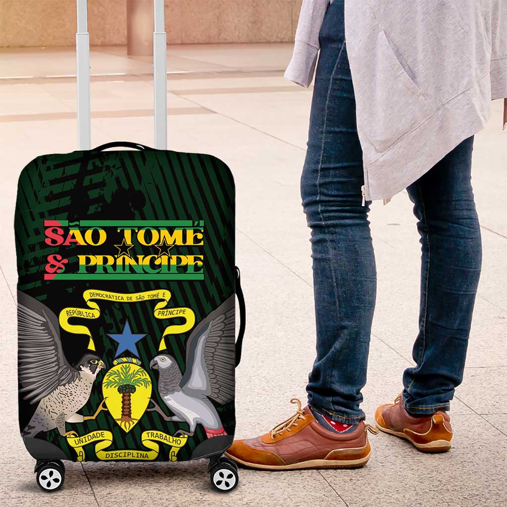 Sao Tome and Principe Luggage Cover Coat Of Arms Style