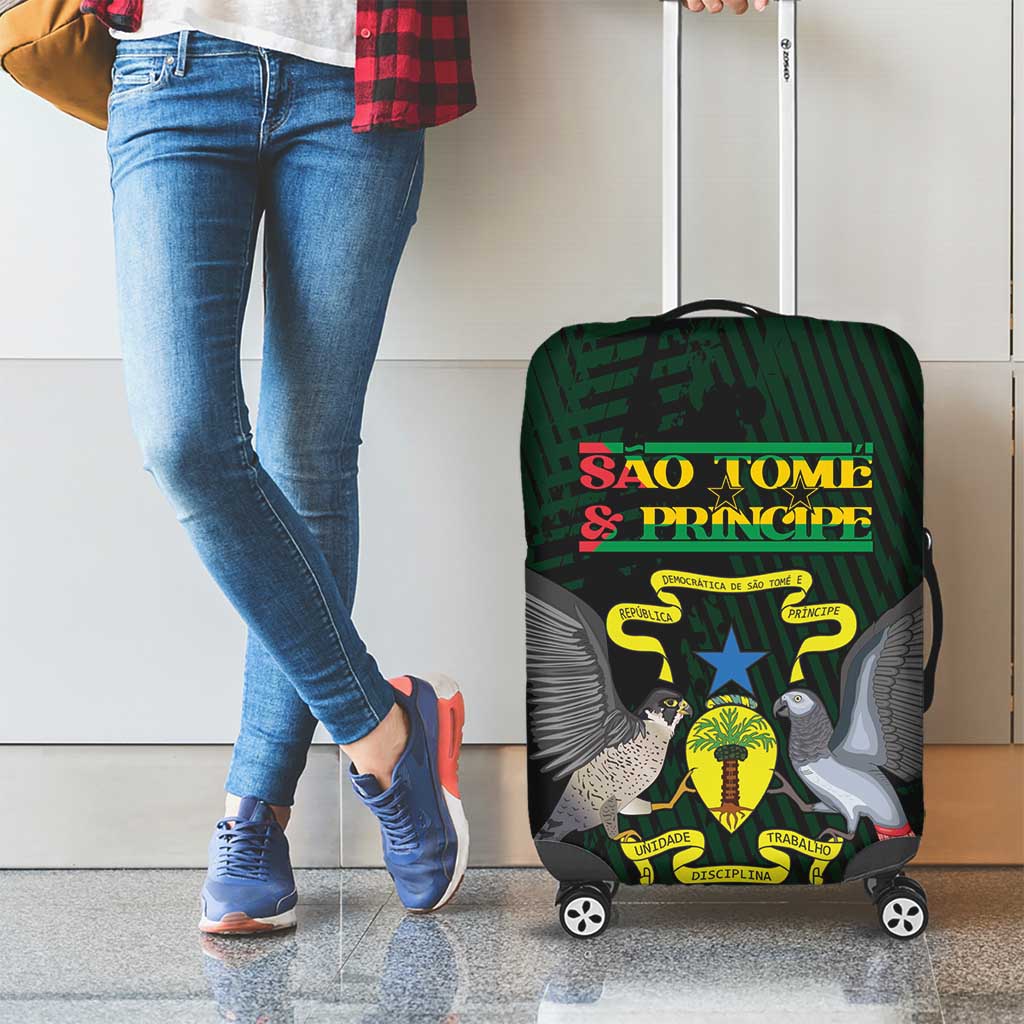 Sao Tome and Principe Luggage Cover Coat Of Arms Style