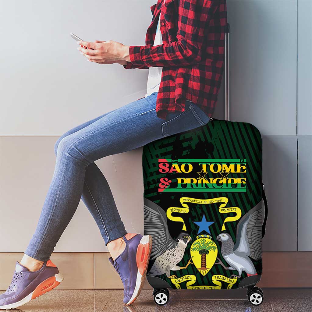 Sao Tome and Principe Luggage Cover Coat Of Arms Style