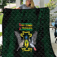 Sao Tome and Principe Quilt Coat Of Arms Style
