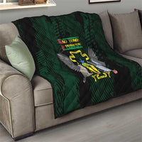 Sao Tome and Principe Quilt Coat Of Arms Style