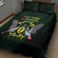 Sao Tome and Principe Quilt Bed Set Coat Of Arms Style