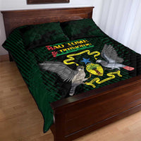 Sao Tome and Principe Quilt Bed Set Coat Of Arms Style