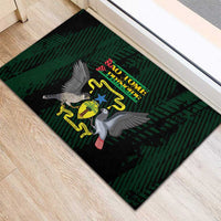 Sao Tome and Principe Rubber Doormat Coat Of Arms Style