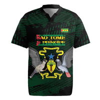 Sao Tome and Principe Rugby Jersey Coat Of Arms Style