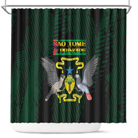 Sao Tome and Principe Shower Curtain Coat Of Arms Style