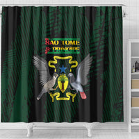 Sao Tome and Principe Shower Curtain Coat Of Arms Style