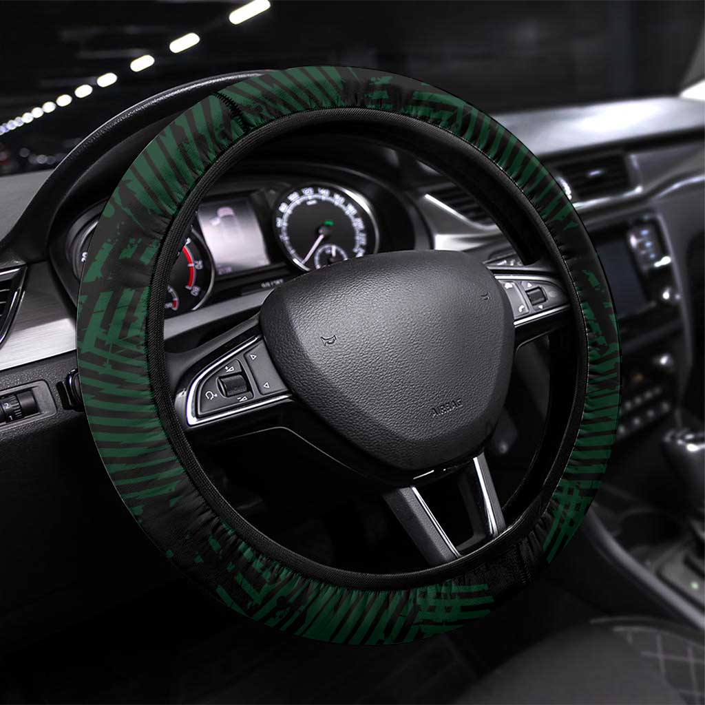 Sao Tome and Principe Steering Wheel Cover Coat Of Arms Style