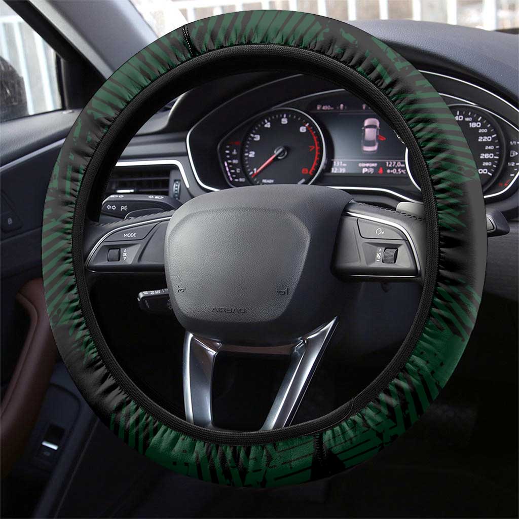 Sao Tome and Principe Steering Wheel Cover Coat Of Arms Style