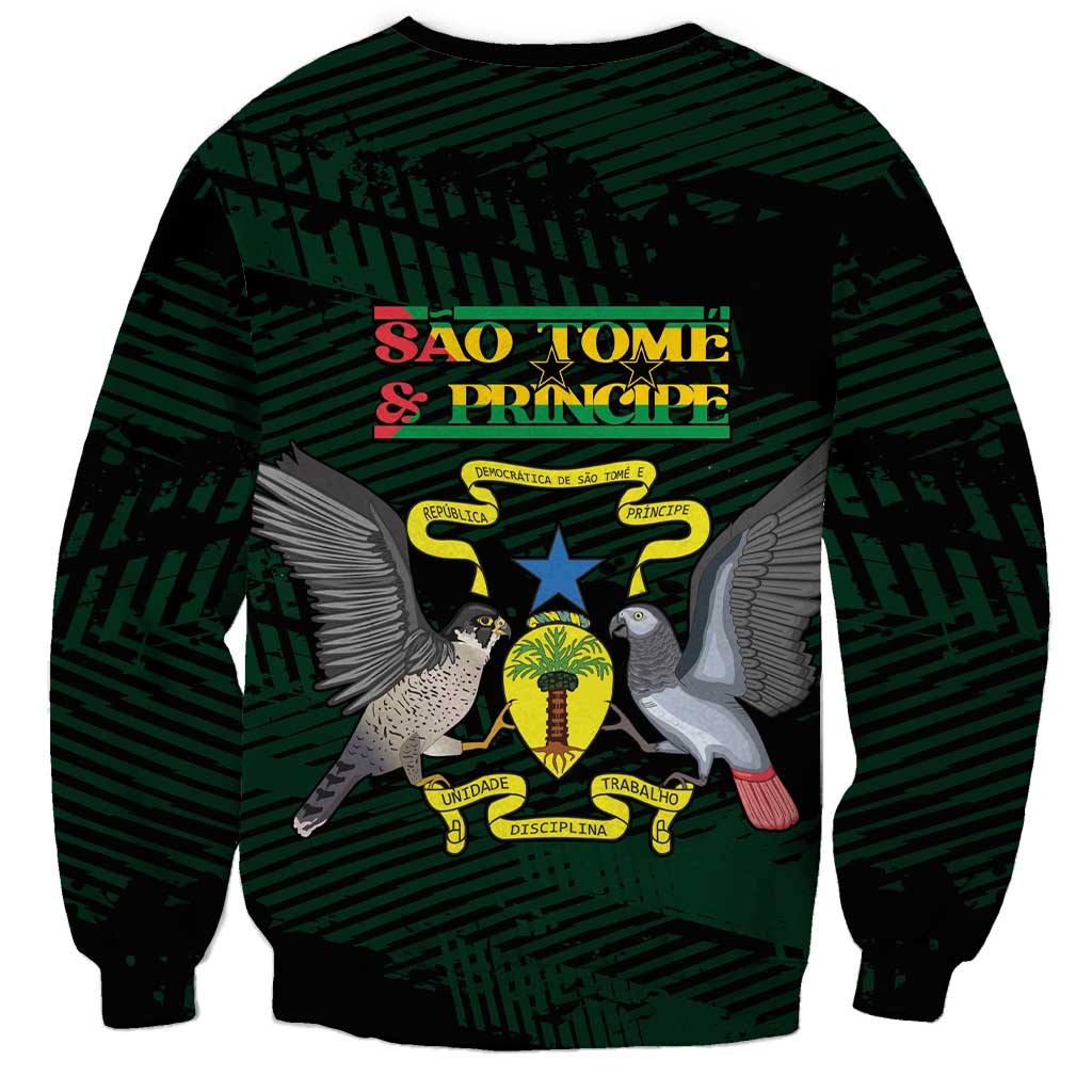 Sao Tome and Principe Sweatshirt Coat Of Arms Style