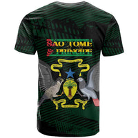 Sao Tome and Principe T Shirt Coat Of Arms Style