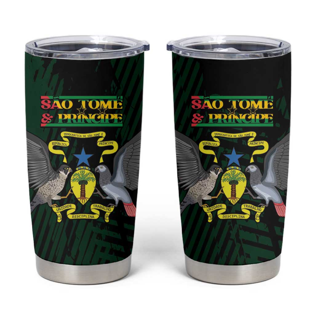 Sao Tome and Principe Tumbler Cup Coat Of Arms Style