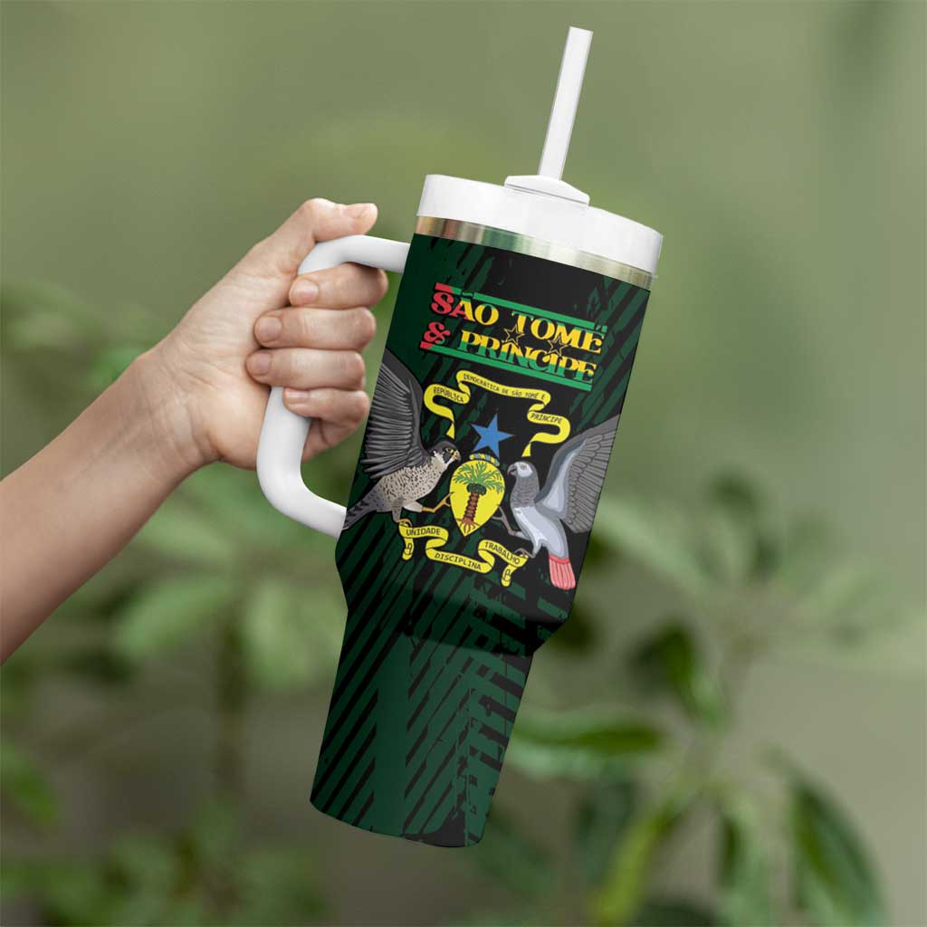 Sao Tome and Principe Tumbler With Handle Coat Of Arms Style