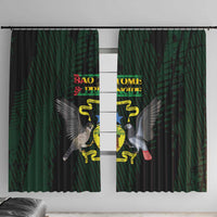 Sao Tome and Principe Window Curtain Coat Of Arms Style