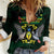 Sao Tome and Principe Women Casual Shirt Coat Of Arms Style