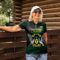 Sao Tome and Principe Women Polo Shirt Coat Of Arms Style