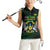 Sao Tome and Principe Women Sleeveless Polo Shirt Coat Of Arms Style