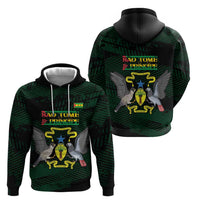 Sao Tome and Principe Zip Hoodie Coat Of Arms Style