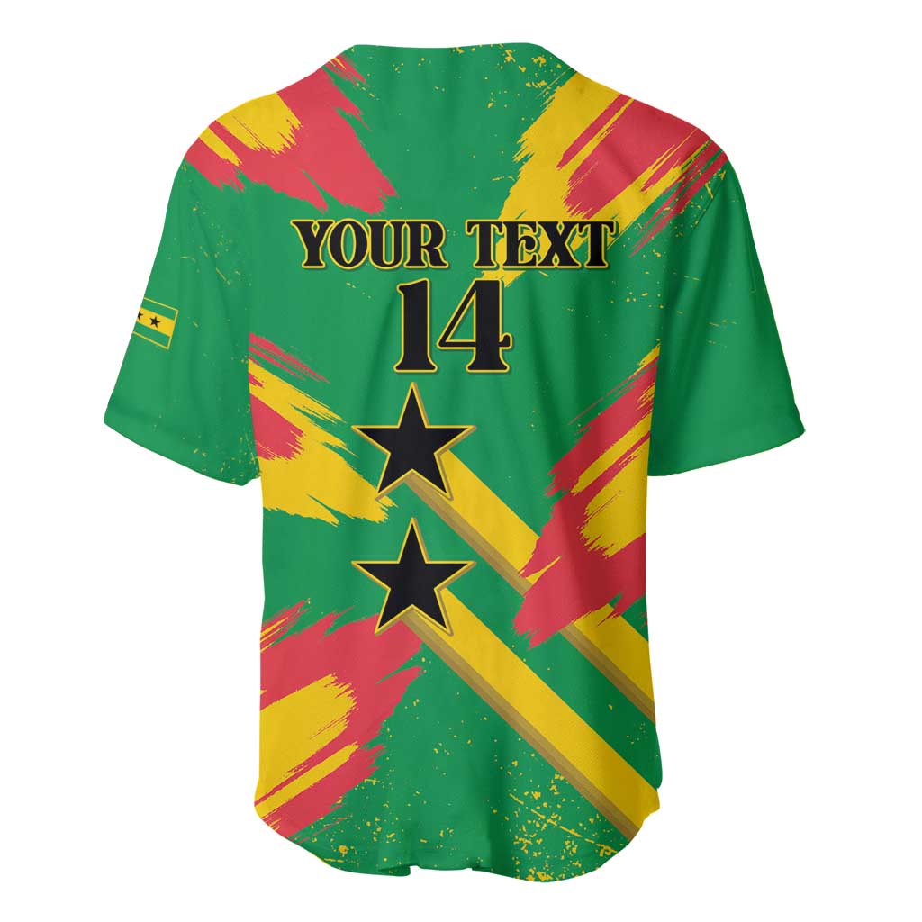 Custom Sao Tome and Principe Football Baseball Jersey Selecao dos Falcoes e Papagaios