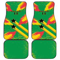 Custom Sao Tome and Principe Football Car Mats Selecao dos Falcoes e Papagaios