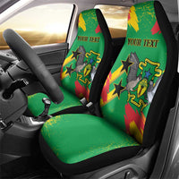 Custom Sao Tome and Principe Football Car Seat Cover Selecao dos Falcoes e Papagaios