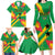 Custom Sao Tome and Principe Football Family Matching Long Sleeve Bodycon Dress and Hawaiian Shirt Selecao dos Falcoes e Papagaios