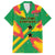 Custom Sao Tome and Principe Football Family Matching Long Sleeve Bodycon Dress and Hawaiian Shirt Selecao dos Falcoes e Papagaios