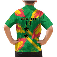 Custom Sao Tome and Principe Football Family Matching Mermaid Dress and Hawaiian Shirt Selecao dos Falcoes e Papagaios