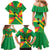 Custom Sao Tome and Principe Football Family Matching Mermaid Dress and Hawaiian Shirt Selecao dos Falcoes e Papagaios