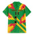 Custom Sao Tome and Principe Football Family Matching Mermaid Dress and Hawaiian Shirt Selecao dos Falcoes e Papagaios