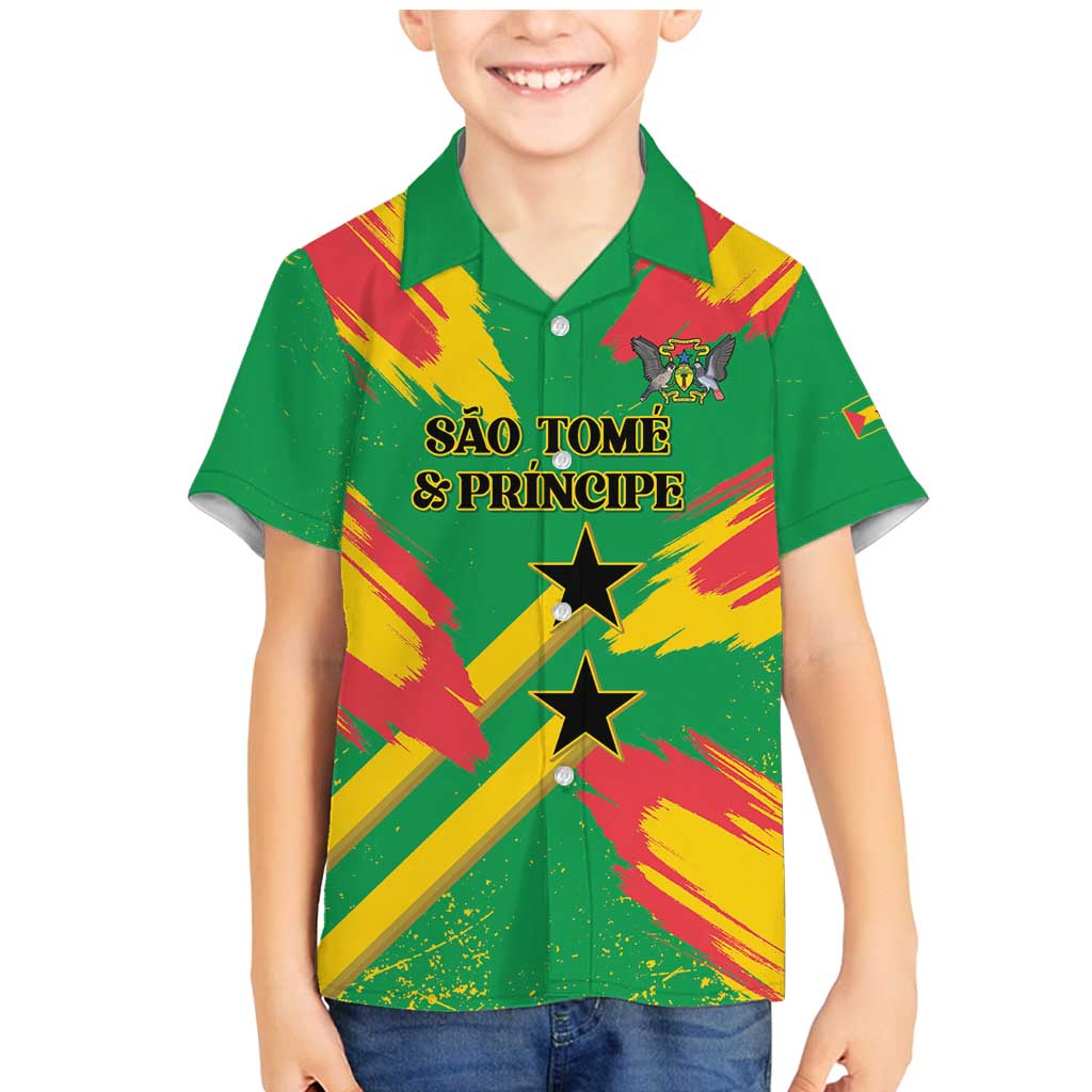 Custom Sao Tome and Principe Football Family Matching Mermaid Dress and Hawaiian Shirt Selecao dos Falcoes e Papagaios