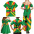 Custom Sao Tome and Principe Football Family Matching Summer Maxi Dress and Hawaiian Shirt Selecao dos Falcoes e Papagaios