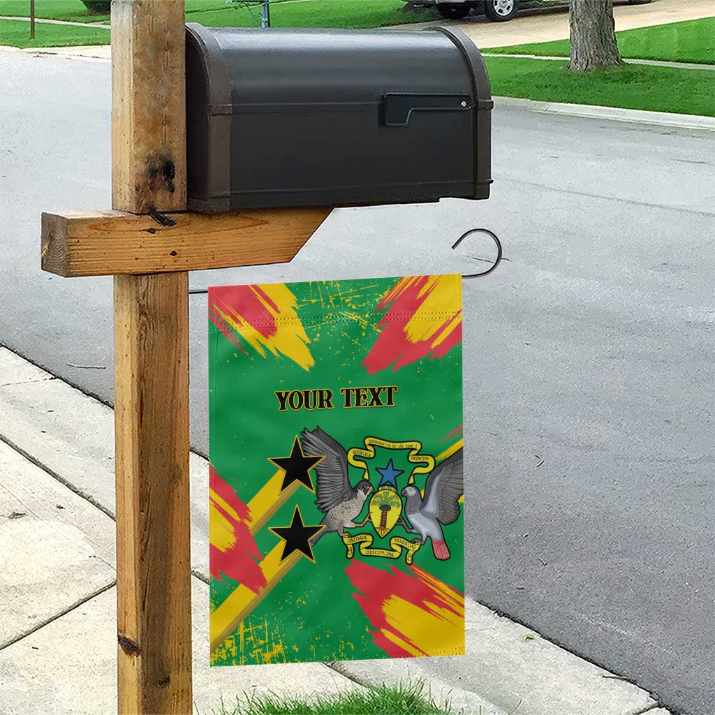 Custom Sao Tome and Principe Football Garden Flag Selecao dos Falcoes e Papagaios