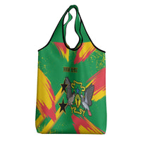 Custom Sao Tome and Principe Football Grocery Bag Selecao dos Falcoes e Papagaios