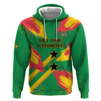 Custom Sao Tome and Principe Football Hoodie Selecao dos Falcoes e Papagaios