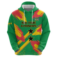 Custom Sao Tome and Principe Football Hoodie Selecao dos Falcoes e Papagaios