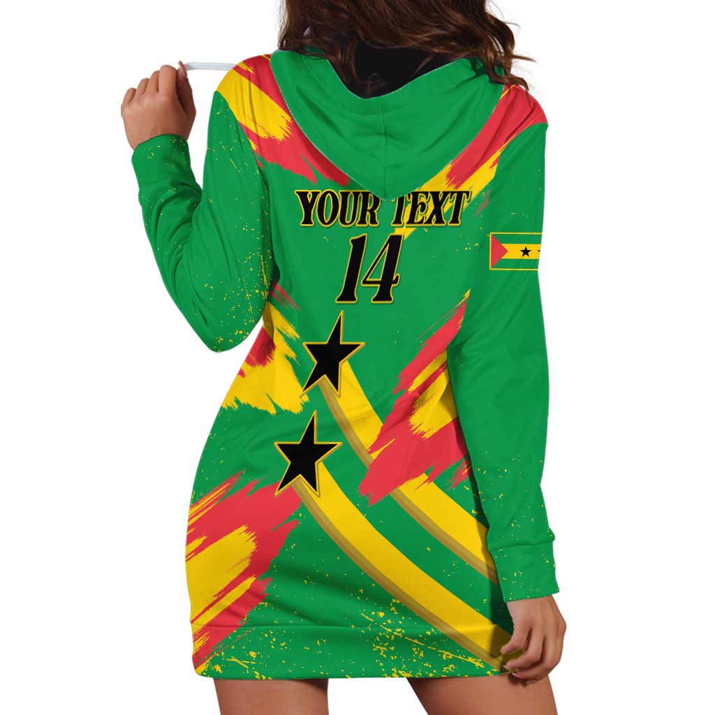Custom Sao Tome and Principe Football Hoodie Dress Selecao dos Falcoes e Papagaios