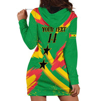 Custom Sao Tome and Principe Football Hoodie Dress Selecao dos Falcoes e Papagaios