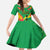 Custom Sao Tome and Principe Football Kid Short Sleeve Dress Selecao dos Falcoes e Papagaios