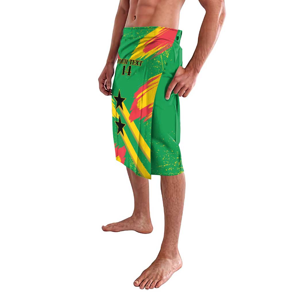 Custom Sao Tome and Principe Football Lavalava Selecao dos Falcoes e Papagaios