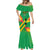 Custom Sao Tome and Principe Football Mermaid Dress Selecao dos Falcoes e Papagaios