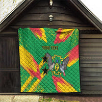 Custom Sao Tome and Principe Football Quilt Selecao dos Falcoes e Papagaios