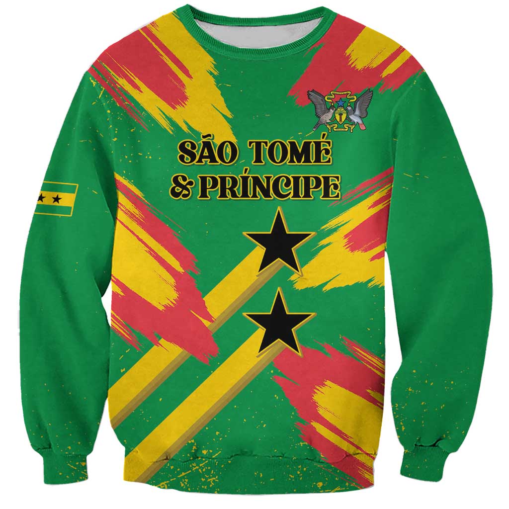 Custom Sao Tome and Principe Football Sweatshirt Selecao dos Falcoes e Papagaios