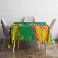 Custom Sao Tome and Principe Football Tablecloth Selecao dos Falcoes e Papagaios
