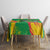 Custom Sao Tome and Principe Football Tablecloth Selecao dos Falcoes e Papagaios