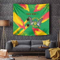 Custom Sao Tome and Principe Football Tapestry Selecao dos Falcoes e Papagaios