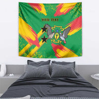 Custom Sao Tome and Principe Football Tapestry Selecao dos Falcoes e Papagaios