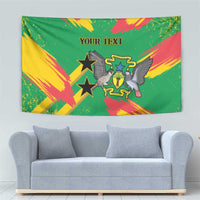 Custom Sao Tome and Principe Football Tapestry Selecao dos Falcoes e Papagaios