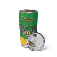 Custom Sao Tome and Principe Football Tumbler Cup Selecao dos Falcoes e Papagaios